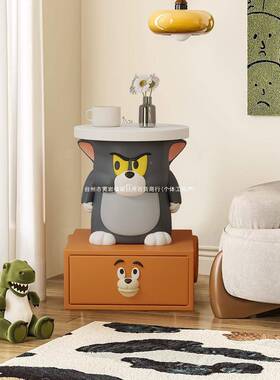和老鼠创意儿2床VLT头柜20猫5童新款卡通可爱床边落地收纳柜子小