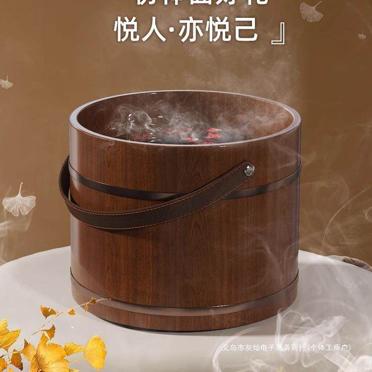 手提泡脚桶木桶脚木桶香木洗泡脚盆过泡小家用柏204实木新洗脚盆