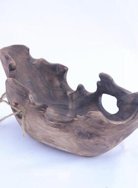 厂销家手工制作CF19337木民质工艺托盘摆盘零食果盘宿家居桌面装