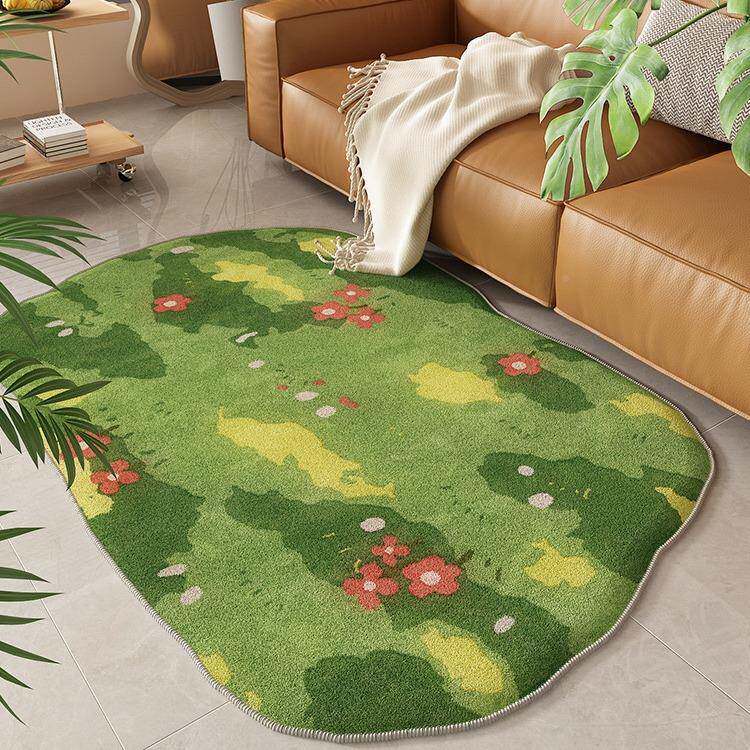 i3.5-L-1s藓客厅地毯全铺大面积衣毯帽间沙发地不规则防滑卧n苔室