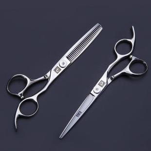 理剪刀440C美发刀377套装剪牙发剪平剪打薄剪刘直海剪厂家销