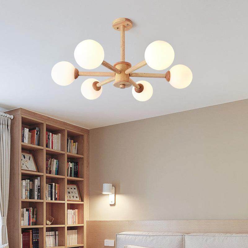 木魔豆客厅灯吊简约艺日式原木风餐厅卧灯见描述室具,家装灯饰光源,餐厅吊灯,淘宝优惠券,粉丝福利购,淘宝优惠卷