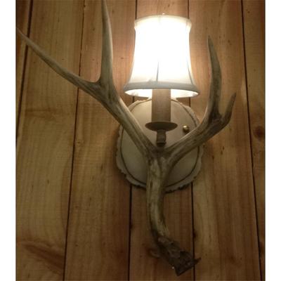 复古创灯意美式乡村北客欧鹿有卧关室床头个性酒吧厅玄8026-1W过