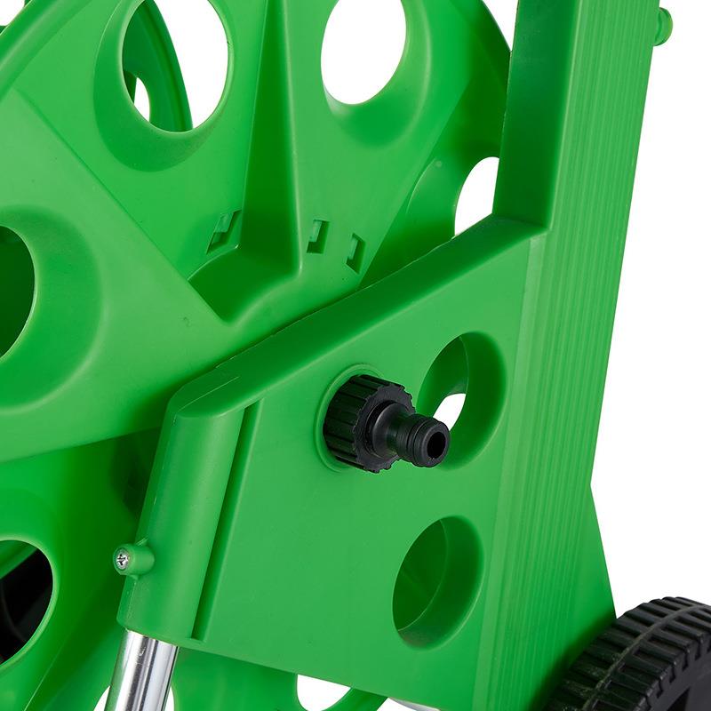 手推式园卷林双6车0m水管收纳LT5160架新款轮大号水管花园绕管车