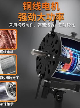 工业电风扇落大风工厂商用地扇挂壁式壁挂扇家74661用强力力摇头