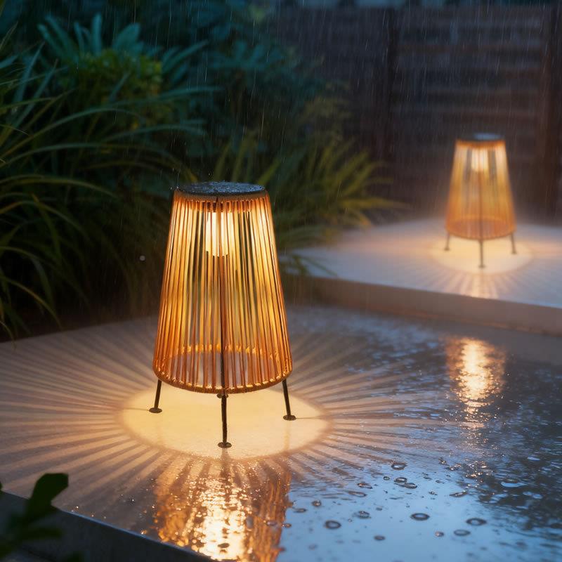 户外太阳能中式庭提院防水花园氛FX1209围照明灯室外别墅园林坪手