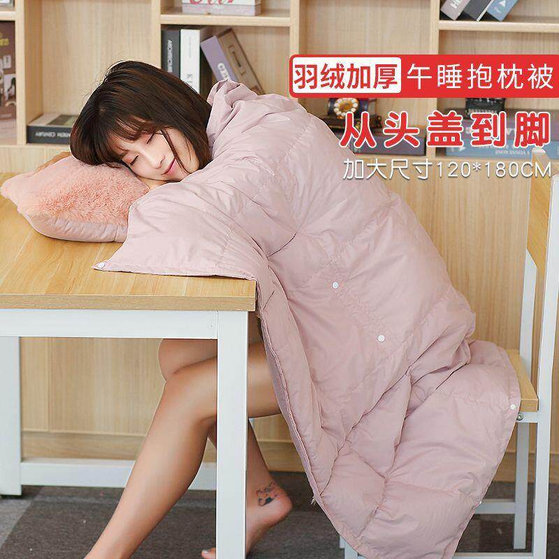 羽绒折抱枕被子两用车载厂家直供用汽车三车合一叠加厚车靠枕靠垫