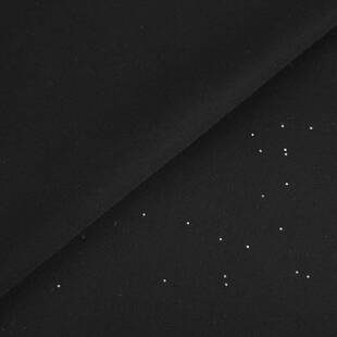 双经平随意裁细条面料 后工艺夜空繁星布料 160g速干T恤面料现货