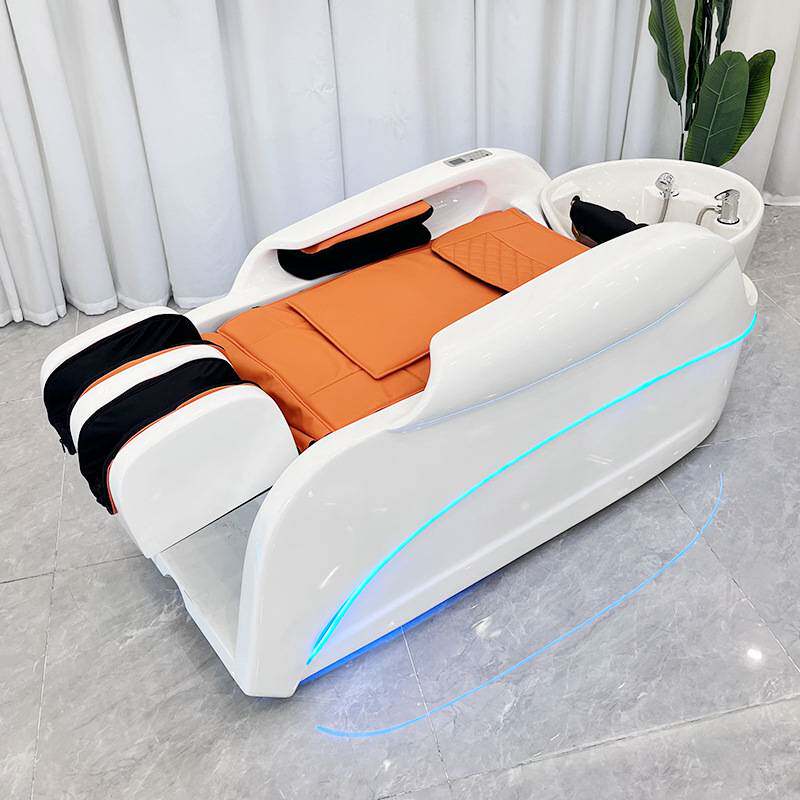 全自动智能电动按摩洗头床理发店发廊熏蒸水循环头疗养发馆按摩床