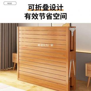 竹床折床单人叠FOX家用办公室休午睡易双人出租午房竹子简加固硬
