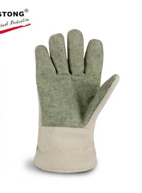 卡司顿GEII15-29耐高温400度手套 隔热防烫防火劳保防烫五指手套