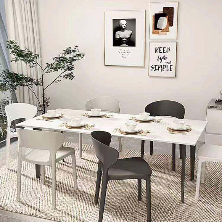 子北约料加无品牌/厚现代简约餐桌角椅椅塑家用塑料椅收藏万牛人