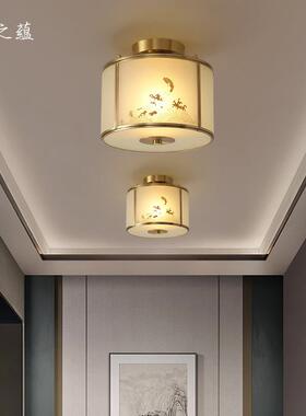 千842江山新里中铜式过道灯吸顶灯2025新款全玄室关阳台卧中国风