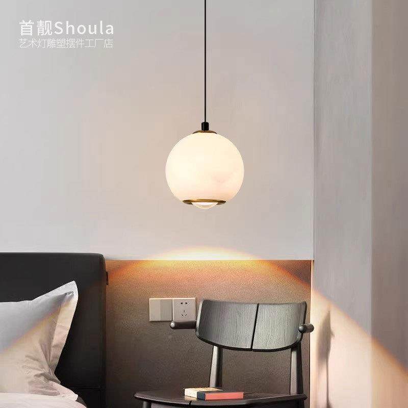 西牙云石卧室床灯头计升降小233吊现代简约轻奢创意设班餐厅吧台灯具,影音电器,DIY配件,淘宝优惠券,粉丝福利购,淘宝优惠卷