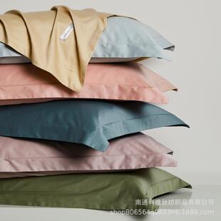 100棉支绒单品被套1米澜.8*2.2纯纯棉床长笠单件床单全棉贡缎色枕