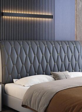 床头包套罩2全0JYN25新款科技布加厚欧式皮木床靠背软包嘉保昌勤