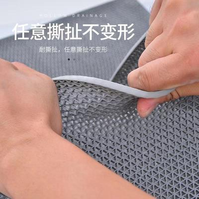 PVC镂空网格地垫卫生厕XB070202所浴室房垫5.厨0加密泳池浴间室防