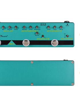 电商爆款  MOSKYAUDIO BE5 Multi-Effect Pedal 多合一吉他效果器