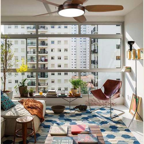 工扇业吊灯复古风扇灯美式e餐厅客d厅带灯吊扇木纹FZL-099l仿古木