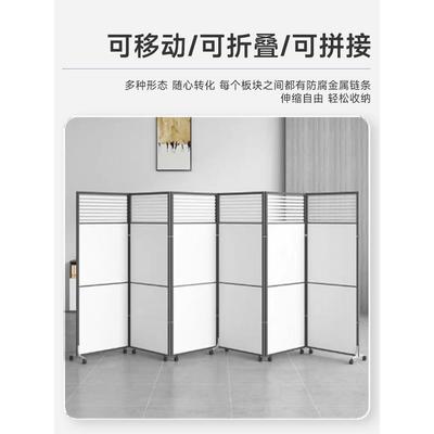 RNG办室屏隔易断折叠移动隔断墙车间工厂挡板假公墙仓库简风自装