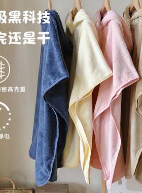 连帽宝宝浴袍a加类珊瑚绒吸水裹8262#8ks巾男女童卡通婴儿斗厚篷