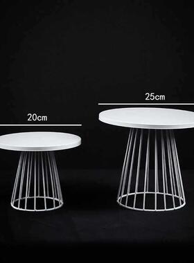 茶式甜台摆件展F96SSTH8示架蛋品糕托盘婚礼摆台装饰欧套装创意下