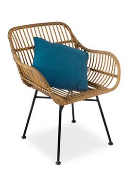 藤闲椅三件套创#107意阳台现小桌椅网红椅藤子休茶几茶桌洽谈椅简