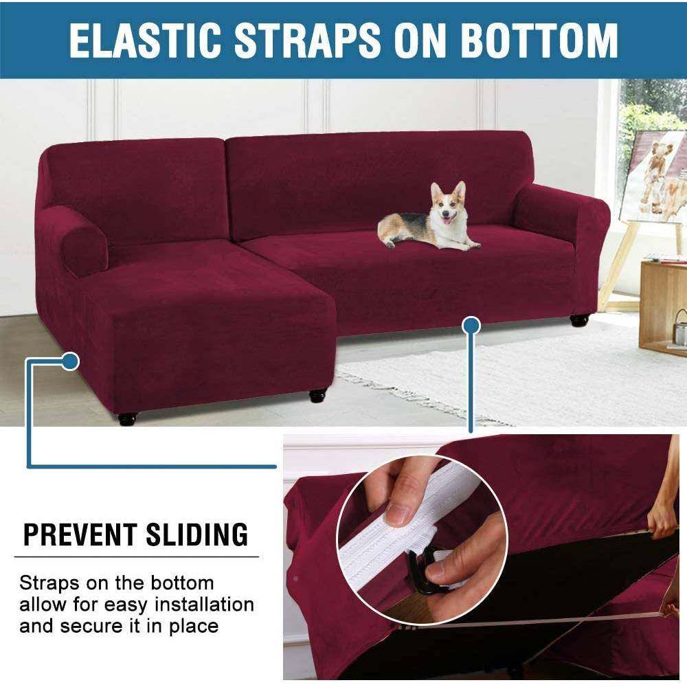 跨厂家沙超柔天鹅绒银狐绒贵发套纯色简约弹力全境包套L贵妃组合