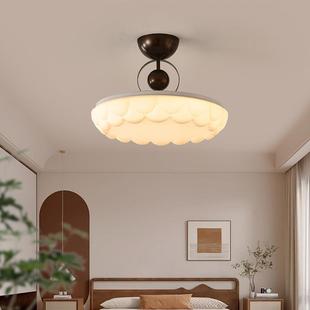 卧室吸中顶灯198古奶油风主卧公主房全光书谱灯现代简约l具ed房AR