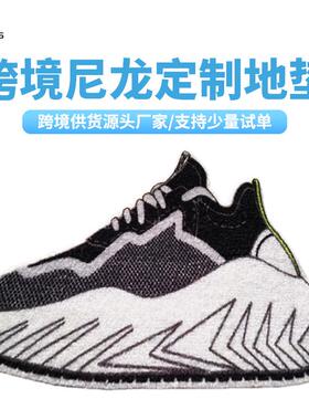 个性PDY-NLYH创意尼龙印花地垫用用拉通地异形毯防滑耐脏商家装饰