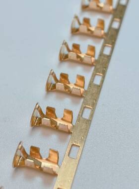 保险壳端子5*20耳朵扒-T横带5*20小触点连接器 铜端子5000只/卷