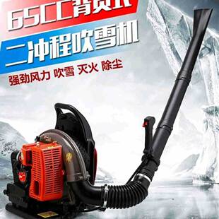 便携式汽油吹风机山林灭火手动鼓风机强劲风力马路除尘大棚吹雪机