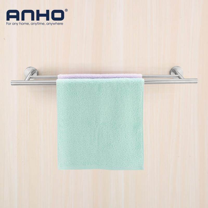 308904不锈钢砂光打钉上墙杆浴室房间试衣厨房毛巾架双免间打孔,家装主材,卫浴置物架,淘宝优惠券,粉丝福利购,淘宝优惠卷