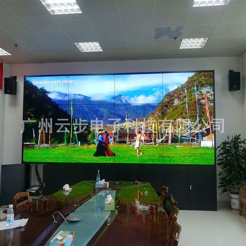 液晶拼接屏监控显示器46/49/55寸无缝展厅酒吧电视墙LED大屏幕100