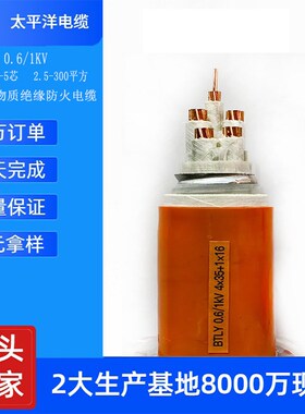 nga(btly)柔性矿p物绝缘电缆 35平方防火电缆 铜电缆厂多芯电缆线