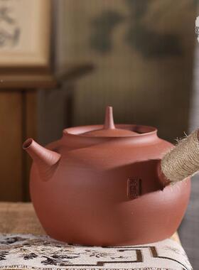 州红泥工潮夫茶手al102366工拉壶瓷铫壶陶壶壶电陶炉炭炉陶茶泡煮