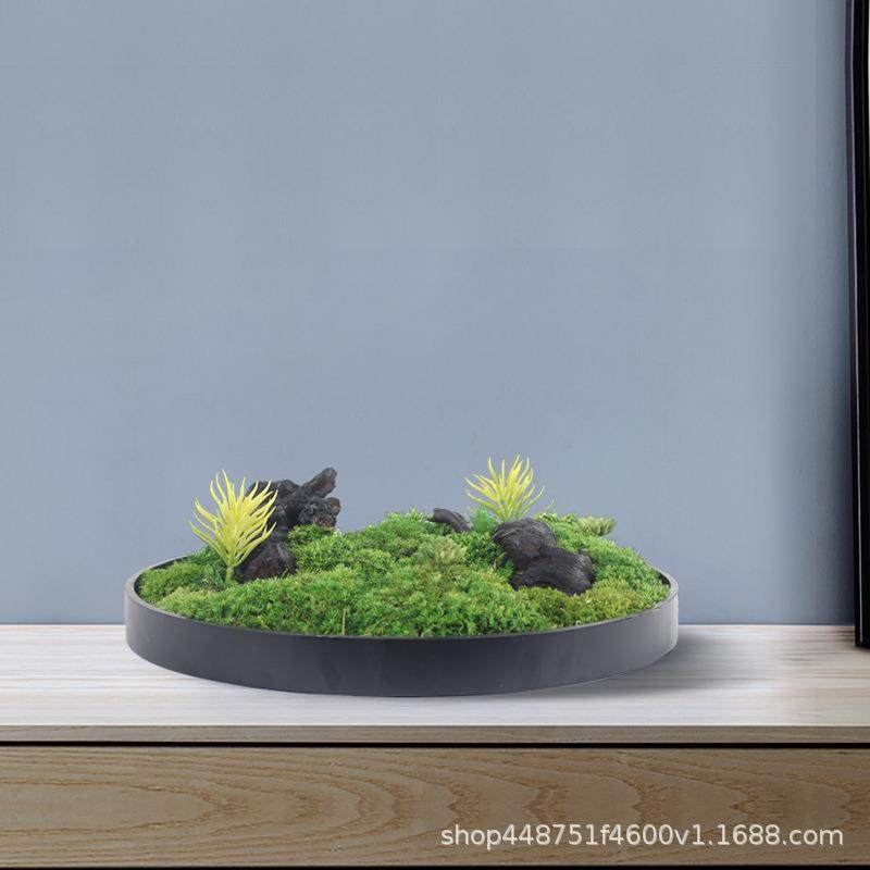 中式板房别圆形桌花摆件酒样店墅餐桌新永生苔藓工艺品装饰品270,家居饰品,餐桌花艺,淘宝优惠券,粉丝福利购,淘宝优惠卷