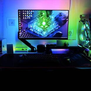 9WR竞GB电脑氛围灯带追电房间装饰桌面显示器随屏灯带随背灯屏变