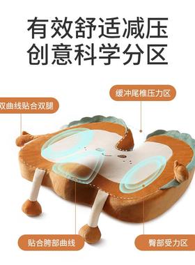 天台垫久悦背先记忆棉靠垫ltao6552办公室坐护腰靠垫汽车载坐靠垫