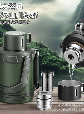 容大量316不捷锈钢机械全保温壶户钢外旅行72219壶便手柄车载登山