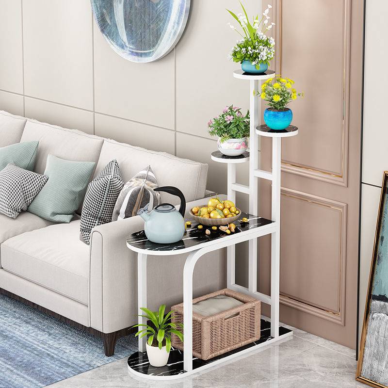 客厅沙发边几铁艺装饰架置物架边柜床边小桌子花架子室内家用房间