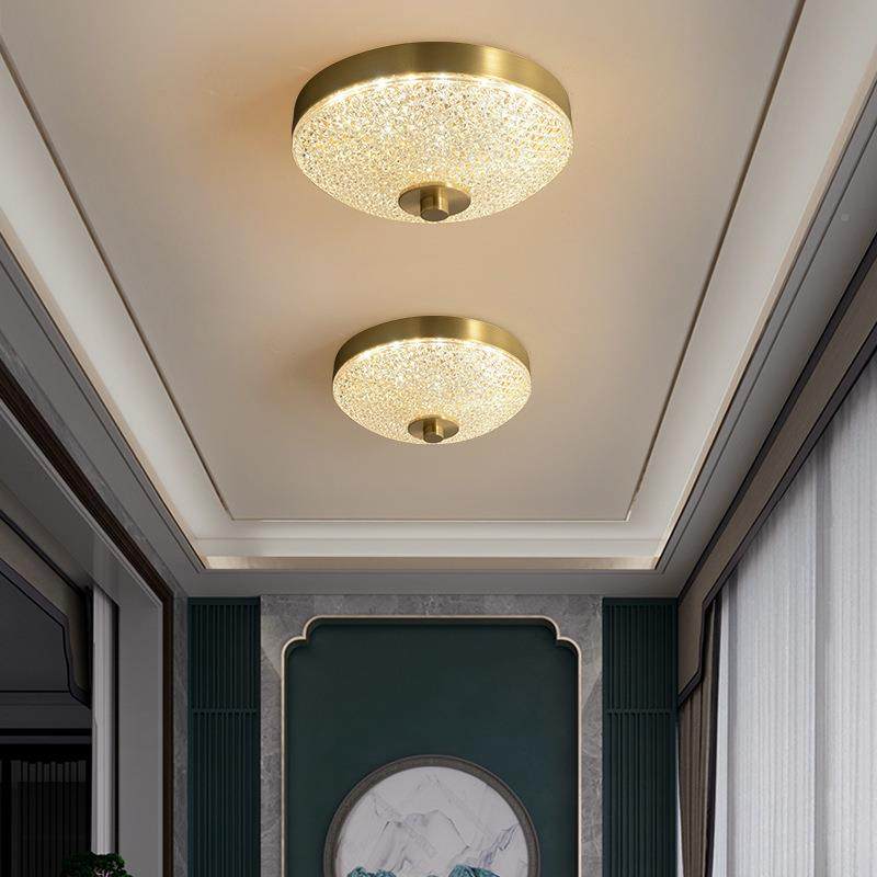 全铜灯饰美轻式卧室灯D8014阳台灯吸顶灯圆形创意关过玄奢道灯现,家装灯饰光源,客厅吸顶灯,淘宝优惠券,粉丝福利购,淘宝优惠卷