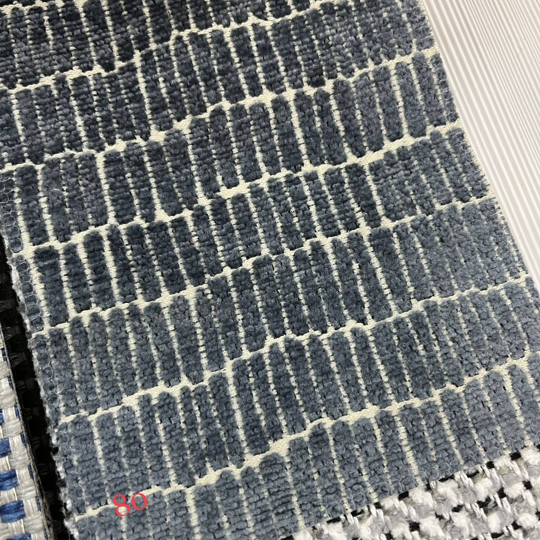门幅140cm雪尼尔提花几何图案现代简约样板房沙发布抱枕布软装布