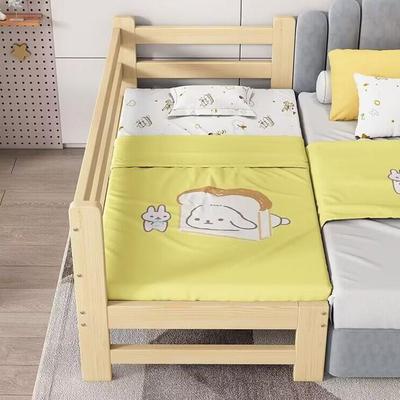 床宽加长实木床可订松木床架加儿童00.1拼可床婴儿床单人床接大人