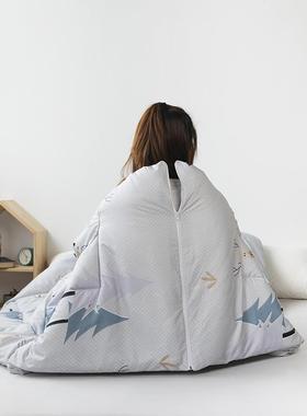 天华莲带子ltao6248袖的懒人被防踢被穿在身台上被多功能夏抱子枕