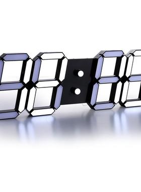 ELSTRY简约静校时时数字FWYC-3D/钟挂钟音遥控操作