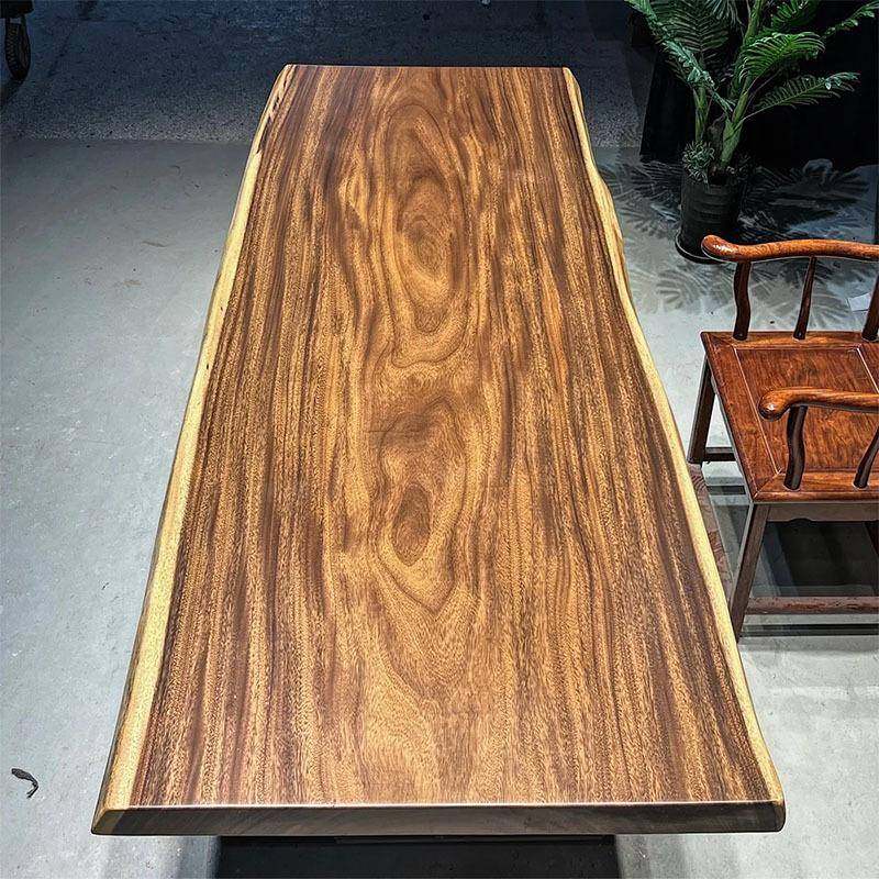 南美胡桃木实木板自大长然边B3黑檀原木洽板谈桌家用小户形桌大茶,基础建材,脚轮/万向轮,淘宝优惠券,粉丝福利购,淘宝优惠卷