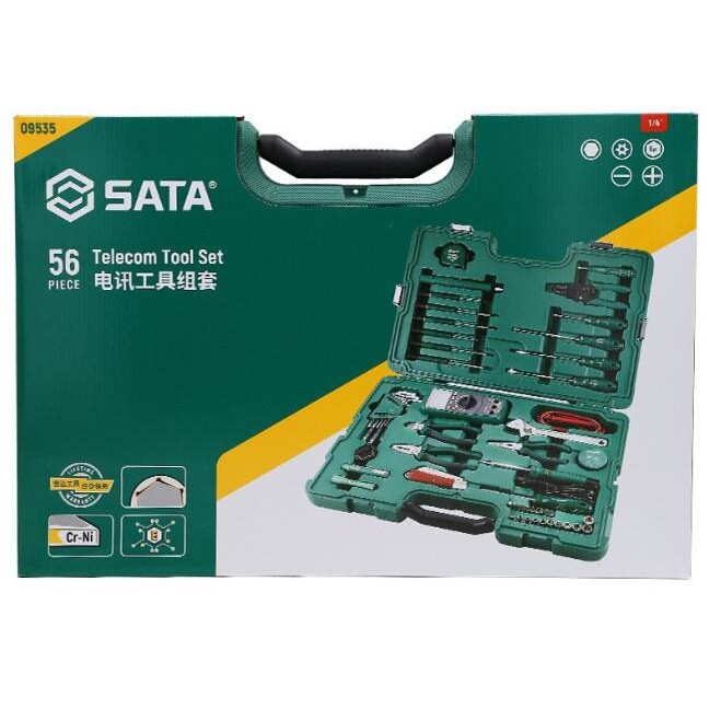 Sata/世达56件套电讯工具组套 组合套装世达世达09535