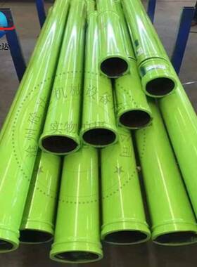 耐磨烤漆DN125*3000泵管  大象子母扣泵管  45Mn耐磨管