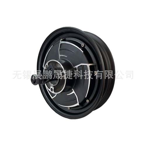 QSMOTOR全顺10寸四代瓦片2000W45H碟刹16轴48V-96V竞技版电机